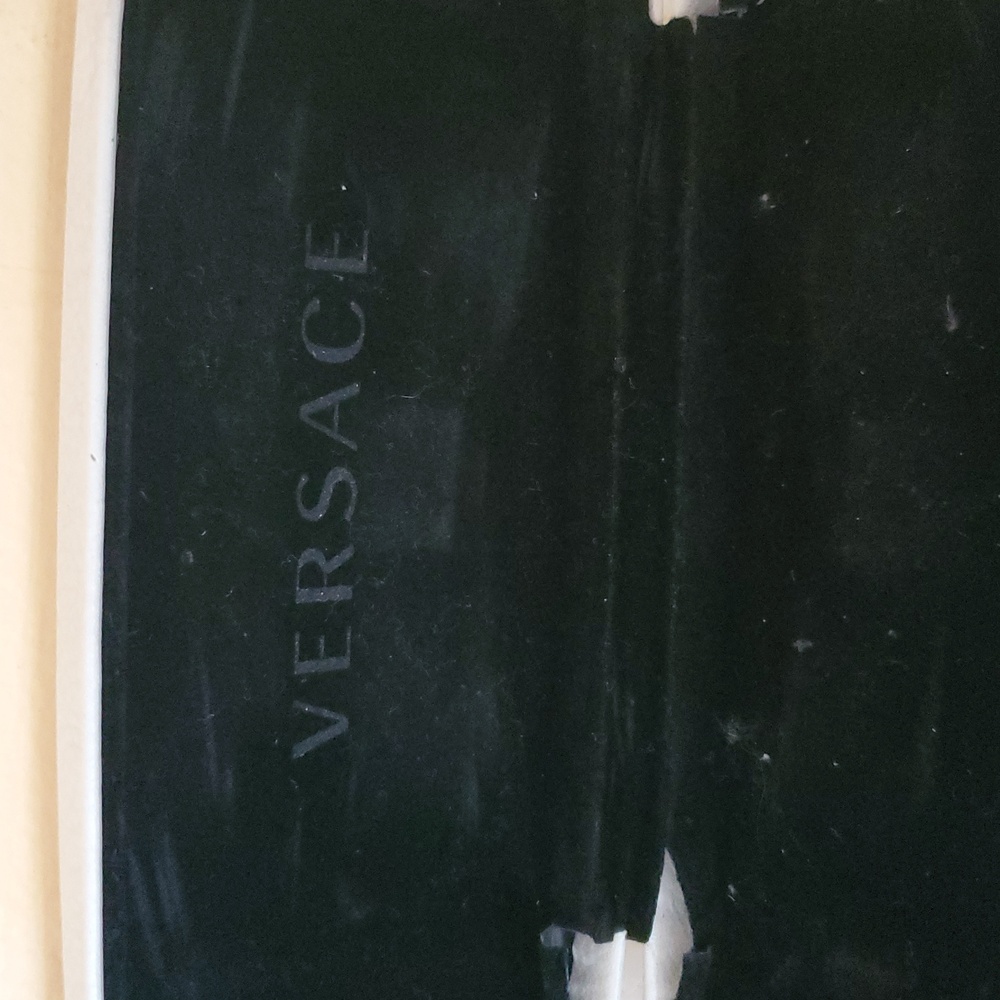 Versace Black Rectangular Eyeglasses - image 3